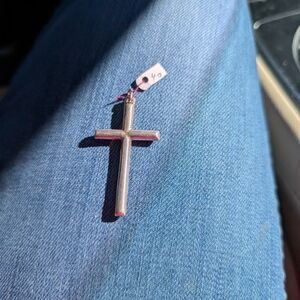 Elegant Silver Cross Necklace